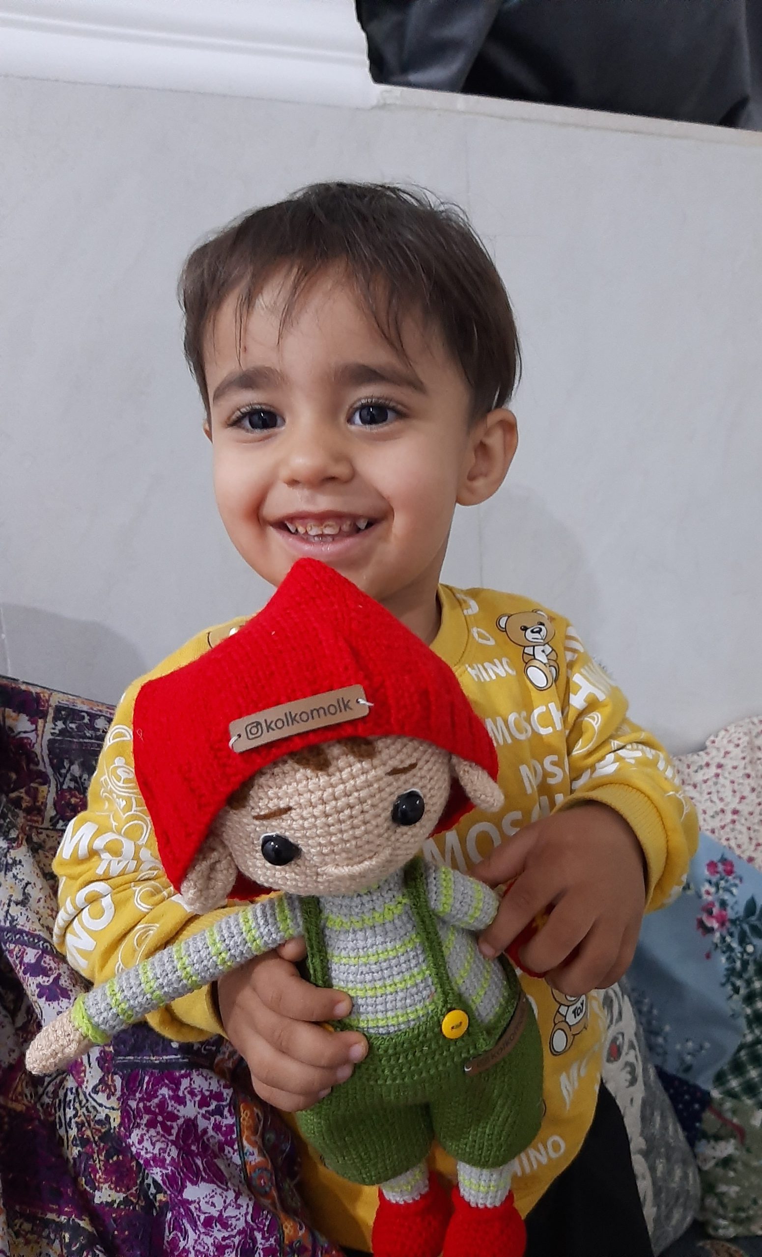 عروسک بافتنی پسرانه شیطونک photo review